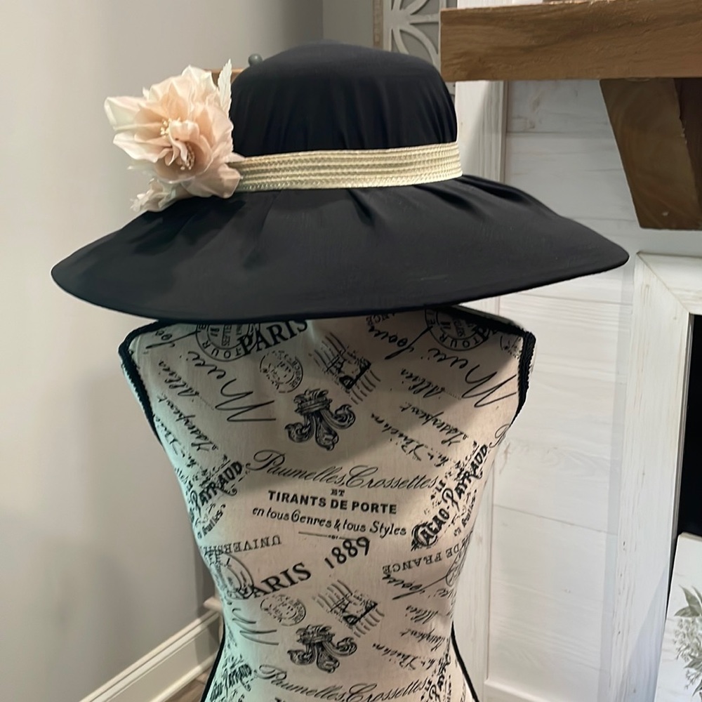 Black Fabric Hat